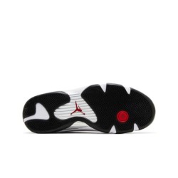 Air Jordan 14 Swoosh Blanc/Argent Marque