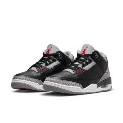 Air Jordan 3 'Crimson' - Accents de Rouge Carmin Audacieux